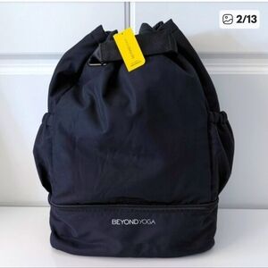 Beyond Yoga Black Convertible Gym Bag